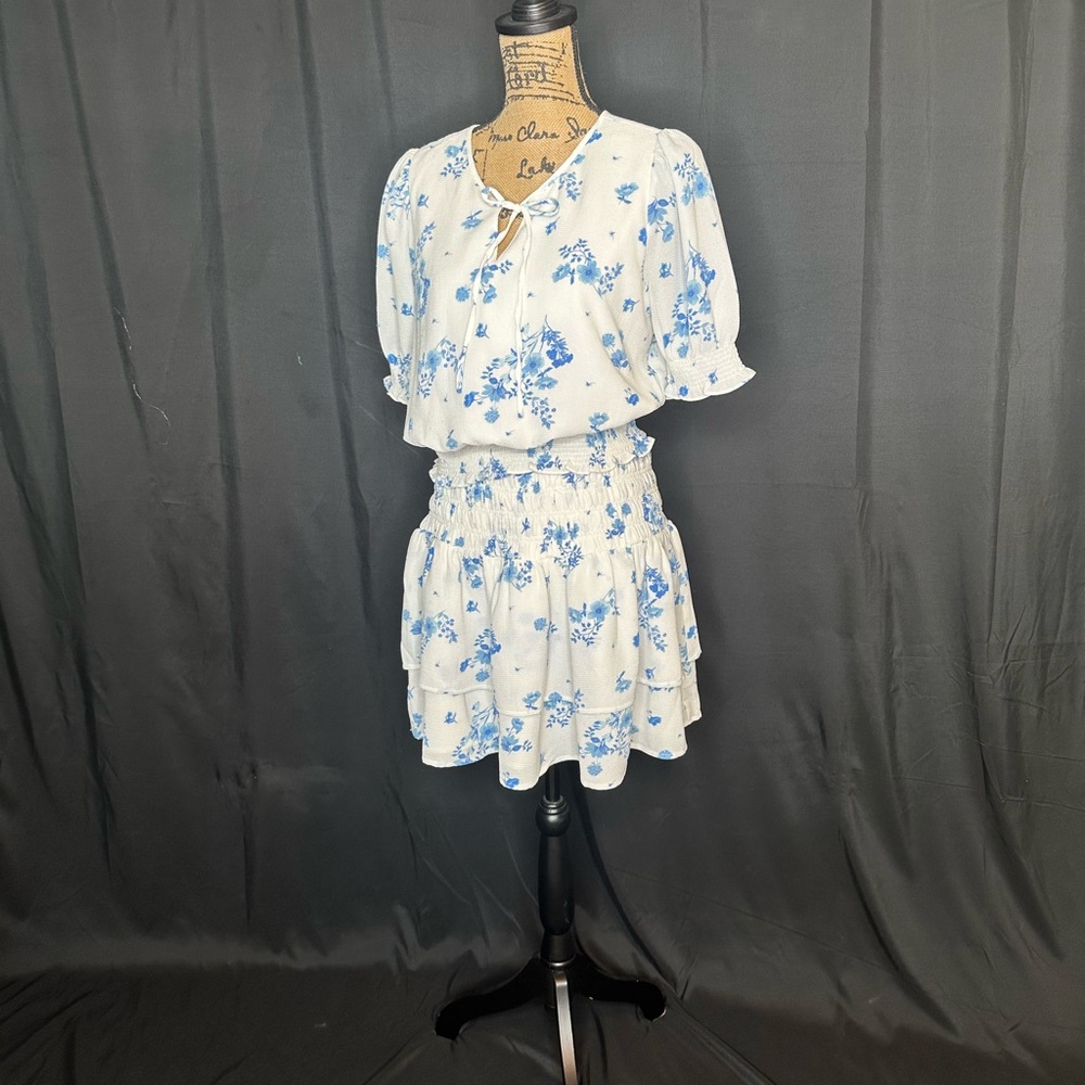 Sugarlips Floral Blue and White Skirt Set - Picture 4 of 9